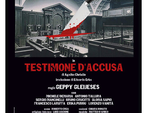 Fasano, al teatro Kennedy “Testimone d’Accusa” di Agatha Christie, regia di Geppy Gleijeses