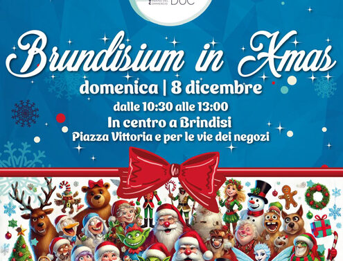 Brundisium in Xmas, 8 dicembre, evento di Natale promosso dal Distretto Urbano del Commercio di Brindisi