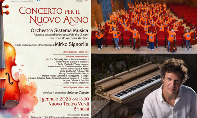 Brindisi, “Concerto per il Nuovo Anno” al Verdi: la musica dei piccoli talenti