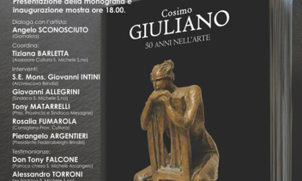 San Michele Salentino, dal 5 al 20 dicembre mostra del maestro Cosimo Giuliano