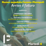 Nuovo ospedale Fasano-Monopoli, “Arriva il  futuro” importante incontro presso la Biblioteca di Comunità I Portici “I. Ciaia”