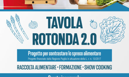 Ceglie Messapica, lunedì 17 febbraio la presentazione del progetto “Tavola Rotonda 2.0”, una nuova era contro lo spreco alimentare