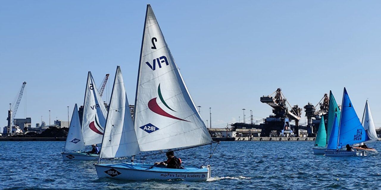 Para Sailing Academy della Federazione Italiana Vela arriva a Brindisi per tre giorni di attività sul territorio