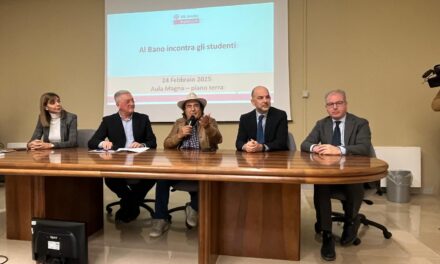 Al Bano ha incontrato gli studenti di Infermieristica e Fisioterapia del Polo universitario