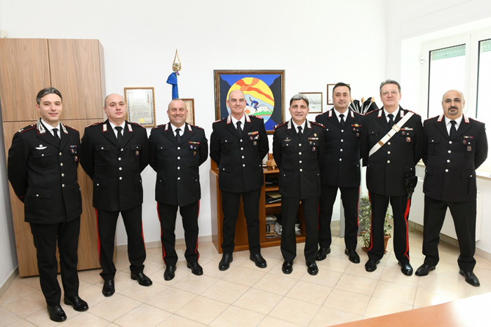 Visita del Generale di Brigata Ubaldo Del Monaco, Comandante della Legione Carabinieri “Puglia”, alle Stazioni Carabinieri di Cisternino e Pezze di Greco