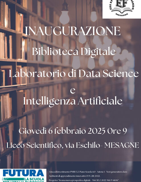 Mesagne, inaugurazione di nuovi ambienti di apprendimento al Liceo Scientifico “Epifanio Ferdinando”