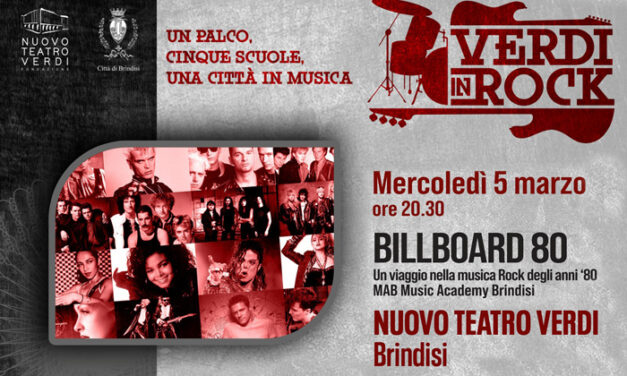 Al Verdi di Brindisi il decennio d’oro del rock con “Billboard 80”